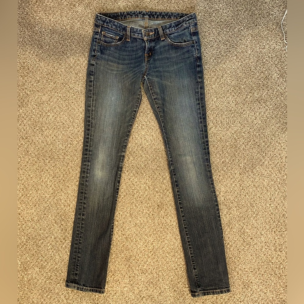 X2 Jeans Womens Size 2 Regular Low Waisted Denim Laboratory Blue Dark Wash